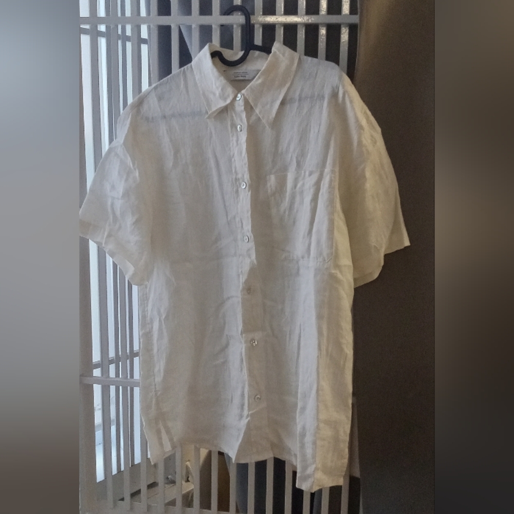 *last day - moving sale* & other stories oversized linen shirt
